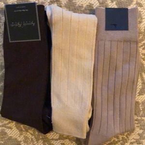 Men’s Classic Fit Neutral Soft  Colors 3 Pairs Dress Suit Socks Must Have Color